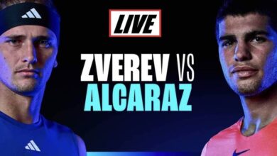 ألكسندر زفريف ضد كارلوس ألكاراز