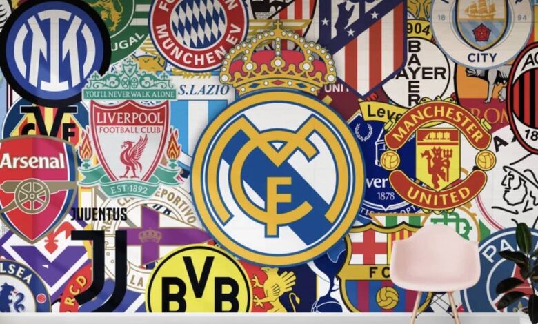 شعارات أشهر أندية كرة القدم في العالم