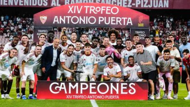 إشبيلية يتفوق على القادسية بركلات الترجيح ويتوج بكأس أنطونيو بويرتا 2025