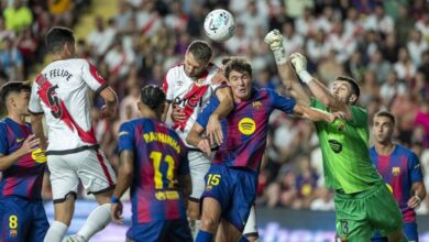 تصديات خوان غارسيا تُنقذ فليك.. برشلونة ينجو من جحيم رايو فاييكانو بأعجوبة