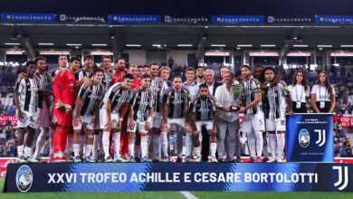 يوفنتوس يختتم تحضيراته بالفوز على أتالانتا في كأس بورتولوتي الودية