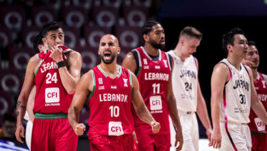 كرة سلة.. لبنان ينقذ سُمعة العرب باكتساح اليابان ويتأهل إلى ربع نهائي كأس آسيا