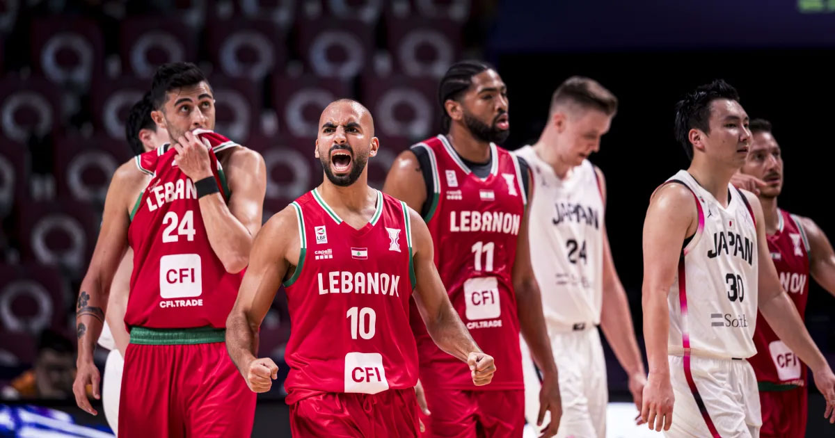 كرة سلة.. لبنان ينقذ سُمعة العرب باكتساح اليابان ويتأهل إلى ربع نهائي كأس آسيا