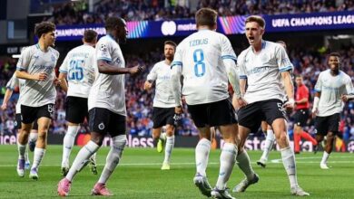 كلوب بروج يصدم رينجرز بثلاثية في إيبروكس ويقترب من مرحلة الدوري بالتشامبيونزليج