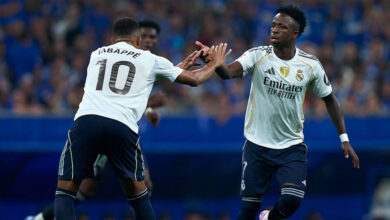 مبابي يواصل تألقه وفينيسيوس يرد.. ريال مدريد يتخطى أوفييدو بثلاثية نظيفة