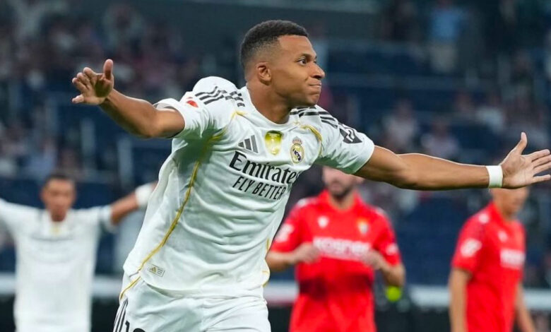 ريال مدريد يواصل التفوق في افتتاحية لا ليغا ويهزم أوساسونا بضربة جزاء مبابي