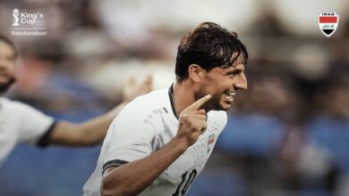مهند علي ميمي يسجل ثنائية العراق ضد هونغ كونغ في كأس ملك تايلاند