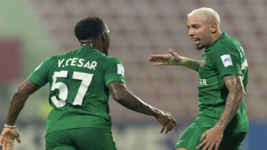 شباب الأهلي دبي يتعادل بصعوبة مع تراكتور سازي في دوري أبطال آسيا للنخبة