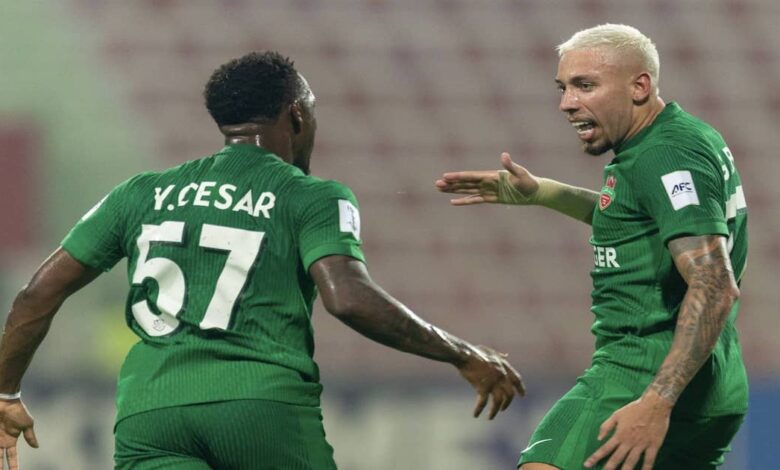 شباب الأهلي دبي يتعادل بصعوبة مع تراكتور سازي في دوري أبطال آسيا للنخبة