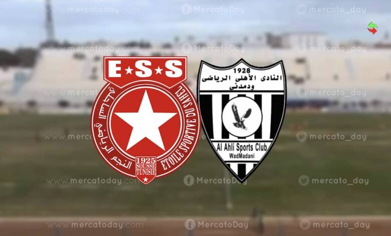 بث مباشر.. مشاهدة مباراة النجم الساحلي والأهلي مدني بكأس الكونفيدرالية