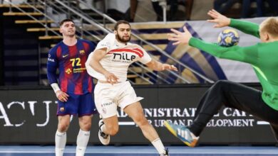 كرة يد.. برشلونة يسحق الزمالك بفارق 22 هدفاً في مونديال الأندية بالقاهرة