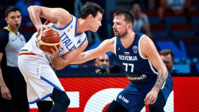 كرة سلة.. دونتشيتش يسجل 42 نقطة ويقود سلوفينيا لعبور إيطاليا في كأس أوروبا