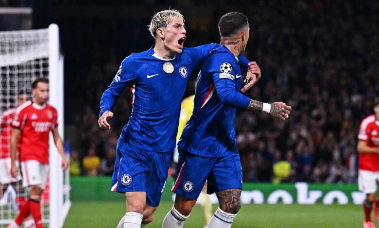 تشيلسي يقهر بنفيكا بهدف ذاتي في عودة مورينيو إلى ستامفورد بريدج