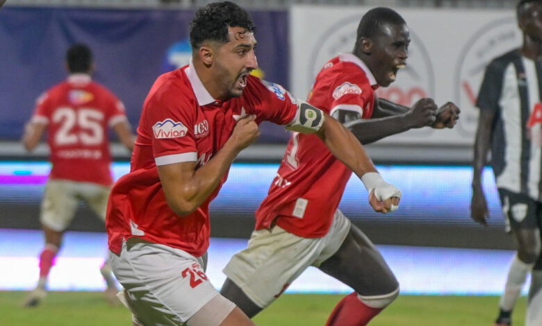 النجم الساحلي يقهر أهلي مدني بريمونتادا مثيرة ويواصل مشواره في الكونفدرالية