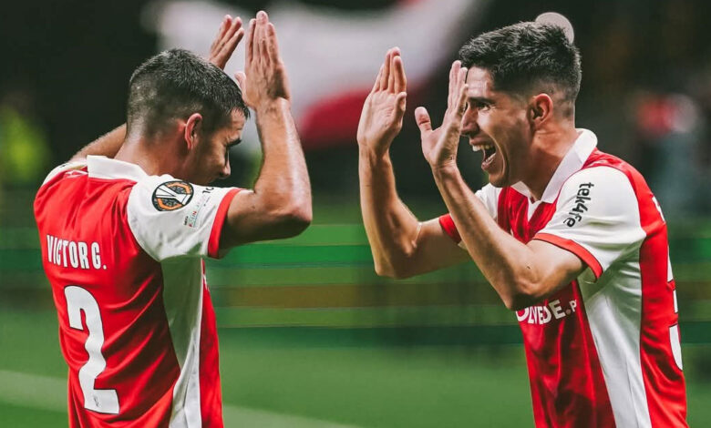 براغا يقهر صلابة دفاع فينورد وينتزع فوزًا صعبًا في افتتاح الدوري الأوروبي