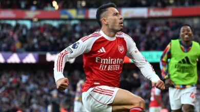 آرسنال يصدم مانشستر سيتي في الوقت القاتل بتسديدة مارتينيلي الماكرة