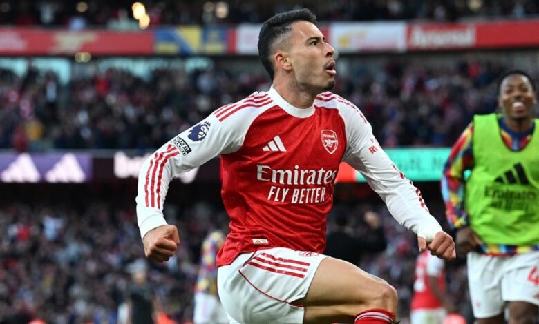 آرسنال يصدم مانشستر سيتي في الوقت القاتل بتسديدة مارتينيلي الماكرة