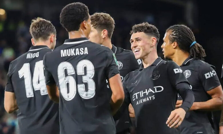 مانشستر سيتي يستعيد هويته ويقصي هدرسفيلد من كأس الرابطة