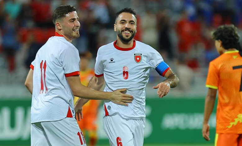 الأردن يسحق بوتان 11-0 في تصفيات كأس آسيا تحت 23 عامًا