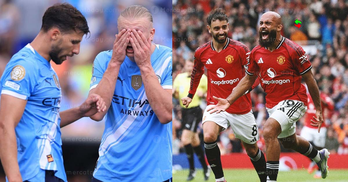 موعد مباراة مانشستر يونايتد ومانشستر سيتي في الدوري الإنجليزي والقنوات الناقلة