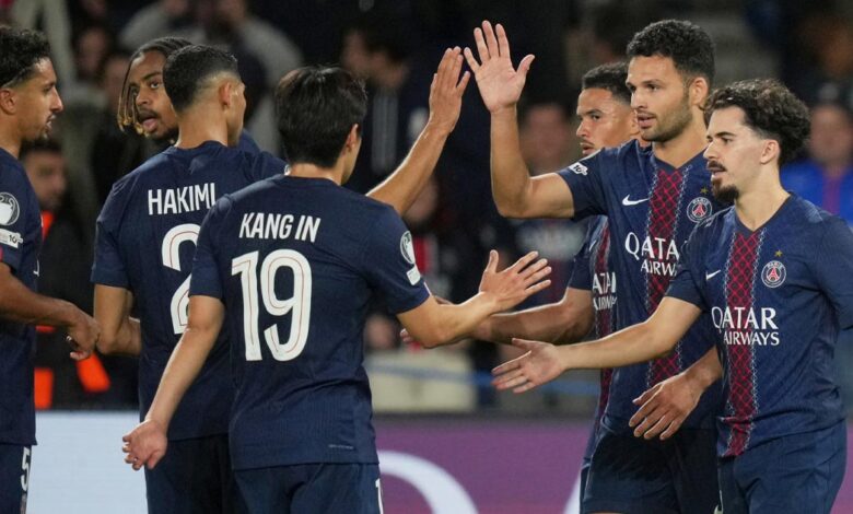 باريس سان جيرمان يركن على كفاراتسخيليا ويسحق أتالانتا في حديقة الأمراء