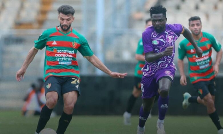 كولومب سبورتيف يفرض التعادل على مولودية الجزائر في ذهاب تصفيات دوري أبطال أفريقيا