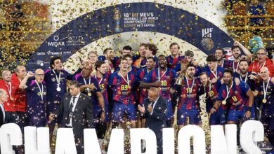 كرة يد.. برشلونة بطلاً لكأس العالم للأندية بفوز عسير على فيزبريم المجري