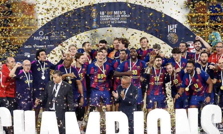 كرة يد.. برشلونة بطلاً لكأس العالم للأندية بفوز عسير على فيزبريم المجري