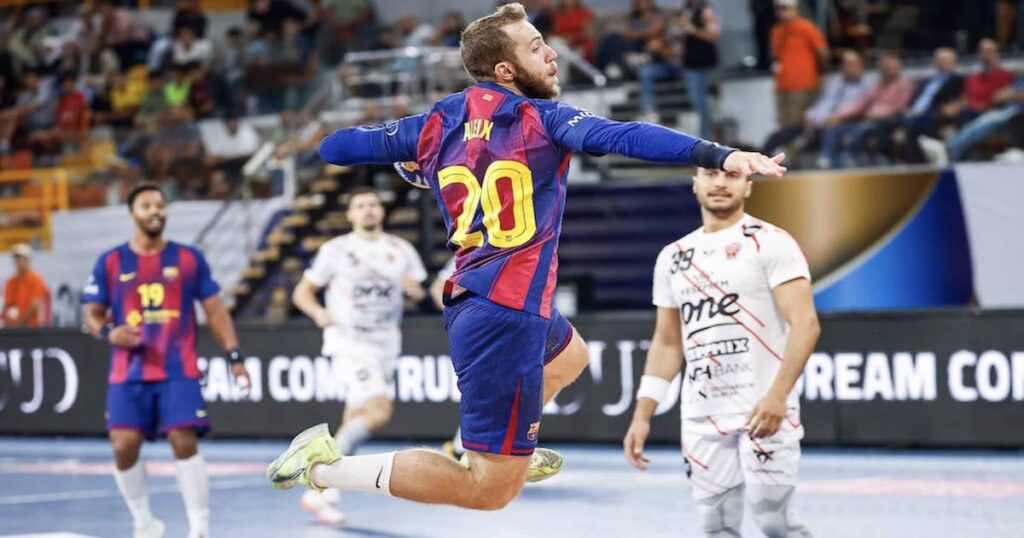 كرة يد.. برشلونة بطلاً لكأس العالم للأندية بفوز عسير على فيزبريم المجري