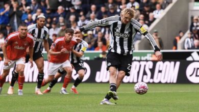 نيوكاسل يستعيد توازنه المحلي بهزيمة نوتنغهام.. ونيك فولتماده يُهدف مجدداً