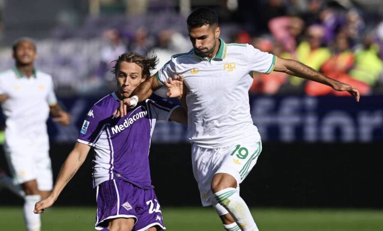 روما يقهر الفيولا في آرتيميو فرانكي ويتصدر السيري آ مؤقتاً