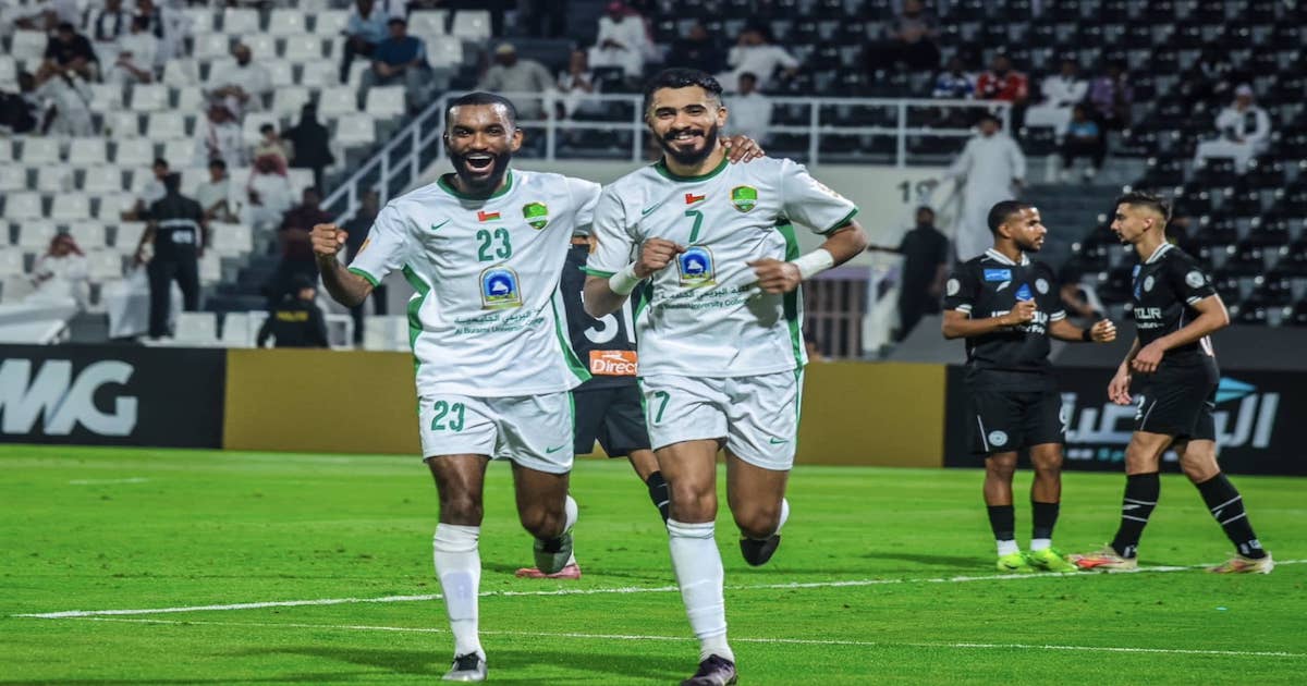 الشباب السعودي بـ 10 لاعبين ينجو من خسارة مؤكدة أمام النهضة العماني في دوري أبطال الخليج
