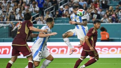 في غياب ميسي.. لاوتارو مارتينيز يقود الأرجنتين لفوز صعب أمام فنزويلا "ودياً"