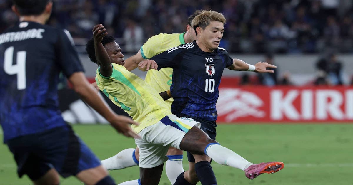 "خسارة صادمة في شوط".. اليابان تقلب الطاولة على البرازيل في لقاء ودي ممتع