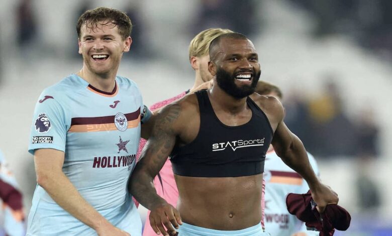 برينتفورد يزيد أوجاع وست هام ويواصل الزحف نحو وسط جدول الدوري الإنجليزي