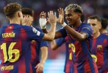 برشلونة يتعافى من صدمة سان جيرمان بسحق أولمبياكوس بستة أهداف