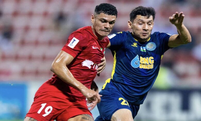 شباب الأهلي دبي يُعاقب ناساف على التعادل ويقتحم صراع الصدارة في دوري أبطال آسيا