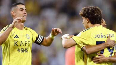 النصر يحسم موقعة الحزم بثنائية ويعادل أفضل بداية له في الدوري السعودي