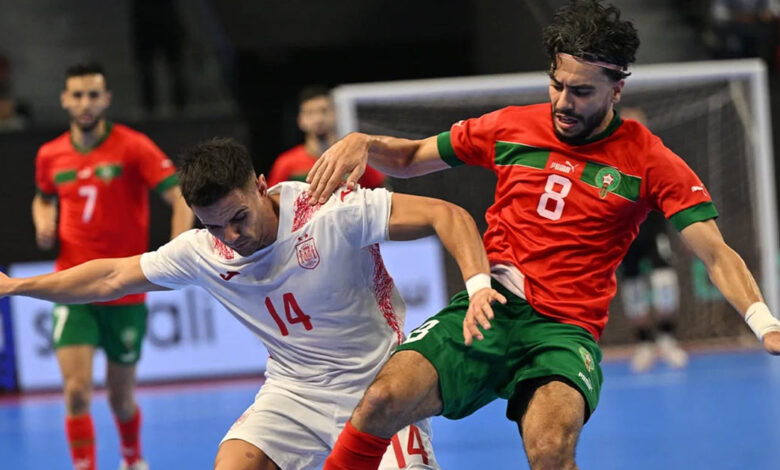المغرب لكرة القدم داخل الصالات يُبدع ويثأر من إسبانيا بانتصار تاريخي في الرباط