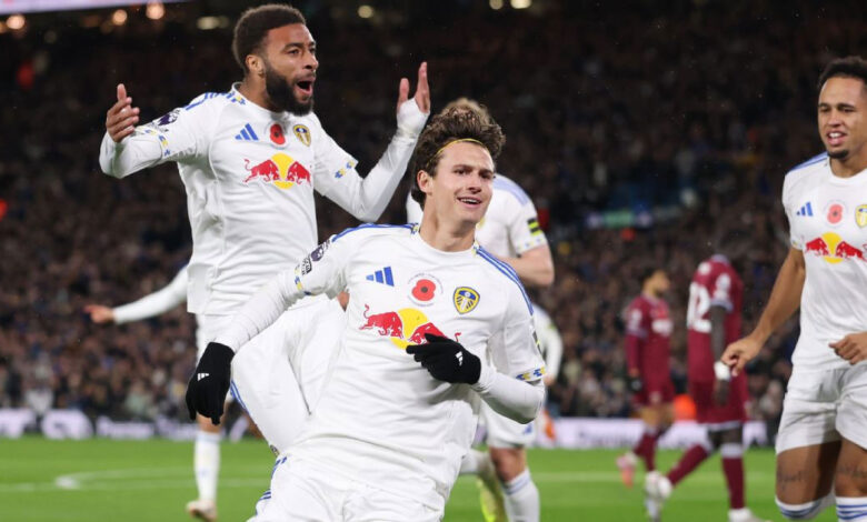 ليدز يونايتد يخرج من كبوته ويزيد معاناة وست هام مع سانتو