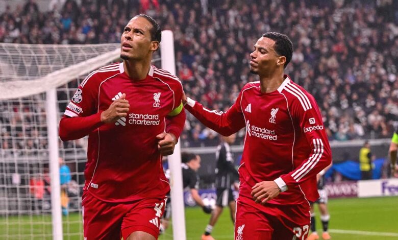 ليفربول ينفض غبار الإخفاقات بخماسية في فرانكفورت ومشاركة حزينة لصلاح