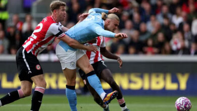 قوة هالاند تحسمها.. مانشستر سيتي يقتنص فوزاً صعباً من برينتفورد خارج الديار