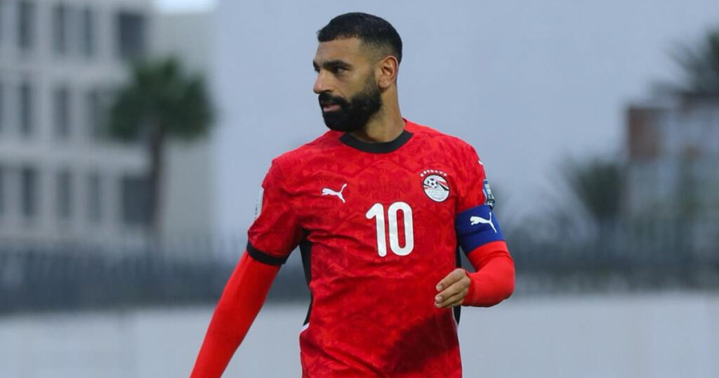 محمد صلاح في مباراة مصر ضد جيبوتي بتصفيات كأس العالم 8 أكتوبر 2025