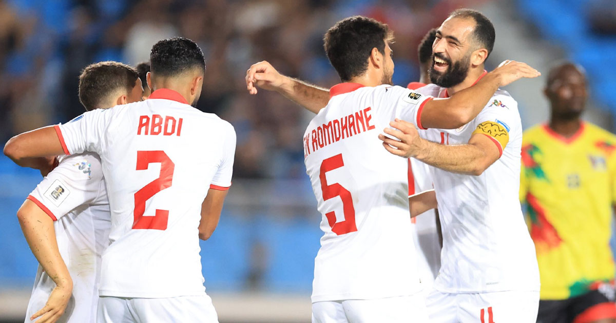 تونس تمطر شباك ساوتومي بنصف دستة أهداف بعد ضمان التأهل للمونديال