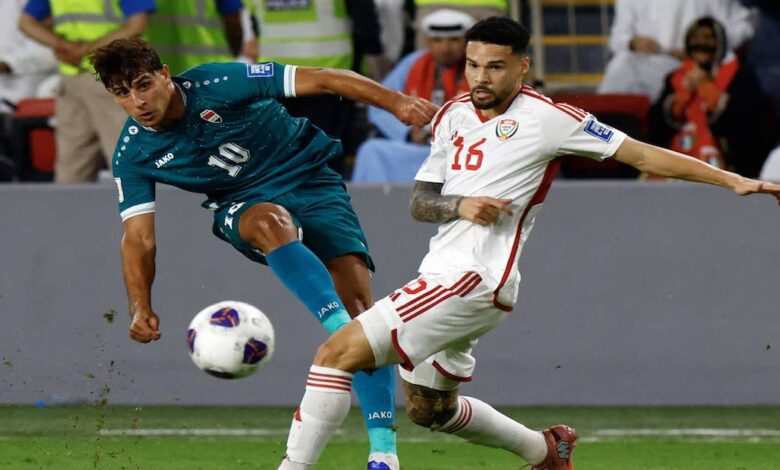 تعادل مُحبط للعراق في الإمارات بذهاب المباراة الفاصلة المؤهلة للملحق العالمي