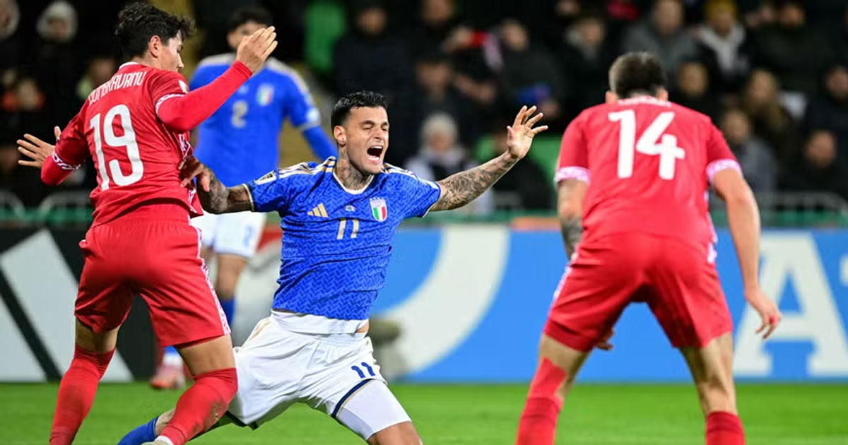إيطاليا تكسر صمود مولدوفا في اللحظات الأخيرة وتعود بانتصار ثمين