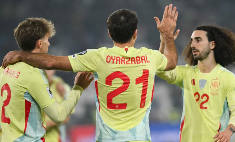 رقم قياسي جديد.. إسبانيا تواصل التألق وتسحق جورجيا برباعية