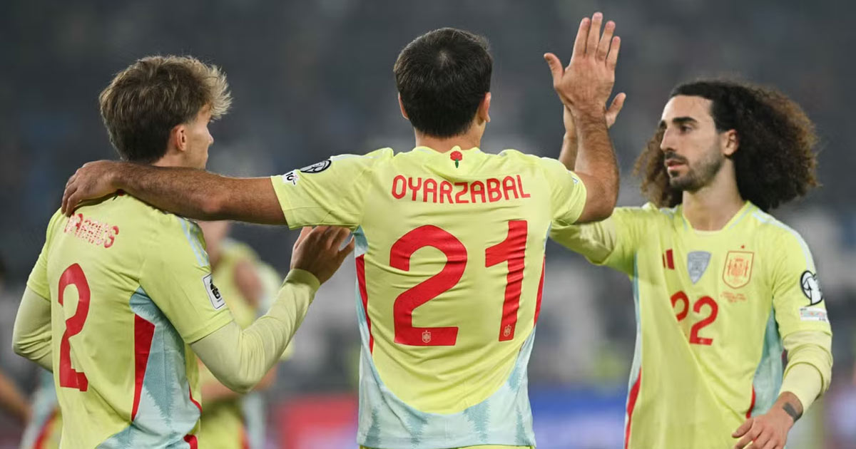 رقم قياسي جديد.. إسبانيا تواصل التألق وتسحق جورجيا برباعية