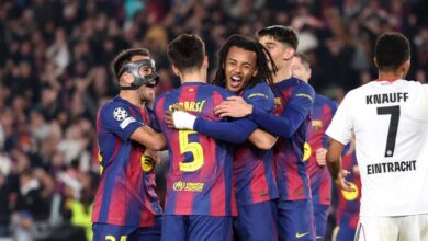 برشلونة ينتفض أوروبياً.. فوز صعب يحمله توقيع كوندي