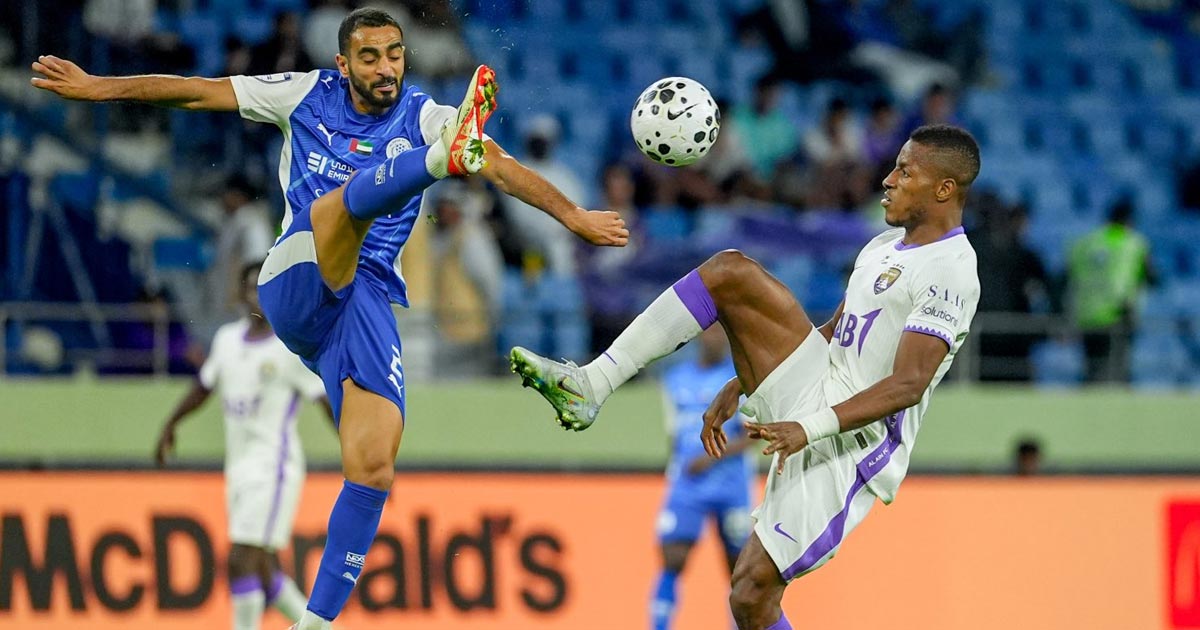 رامون ميريز وجلوبر ليما يقودان النصر لتعادل مثير أمام العين